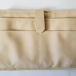 BEIS Beige Laptop Computer Sleeve Insert Travel 15 x 10 Bag Organizer Luggage